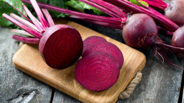 Beetroot is rich in nitrates, which elevate the body's nitric oxide levels.